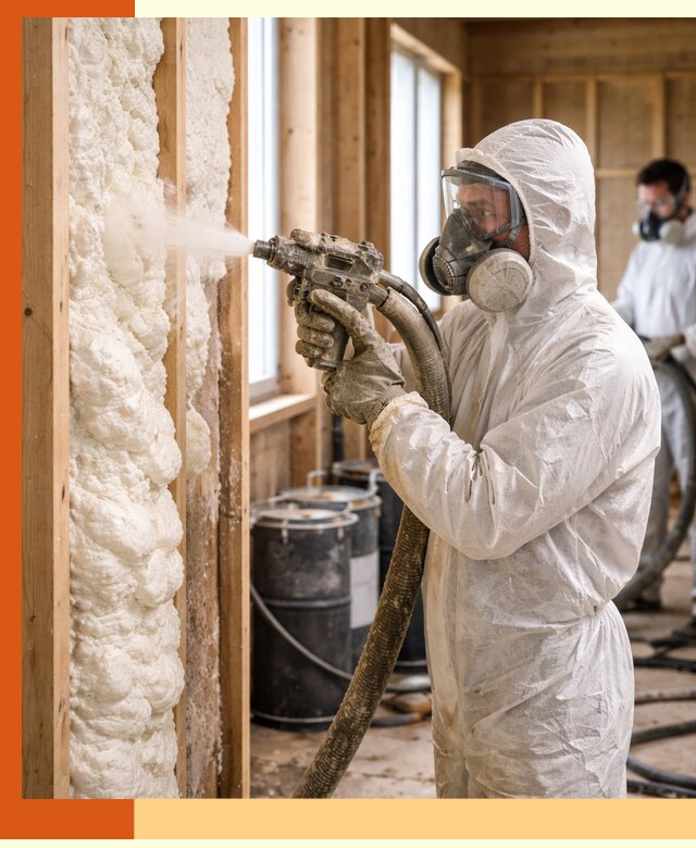 Утепление каркасного дома пенополиуретаном в Арзамасе
