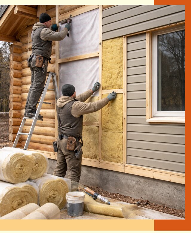 Утепление деревянного дома в Арзамасе от 6734 руб./м2 — заказать работы | ТепломастерРзм
