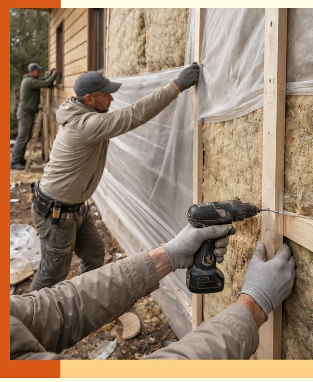 Утепление дома из бруса в Арзамасе качественно и долговечно