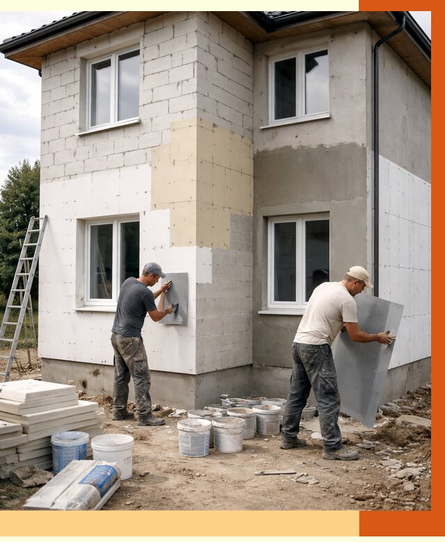 Утепление дома из газобетона в Арзамасе от 4562 руб./м² — заказать у ТепломастерРзм