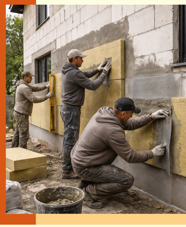 Утепление дома из газобетона в Арзамасе качественно и долговечно