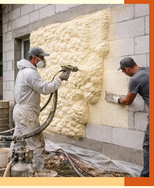 Утепление дома из газобетона ППУ в Арзамасе от 5213 руб./м² под ключ | ТепломастерРзм