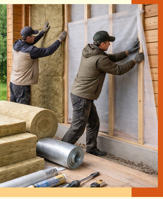 Утепление дома из двойного бруса в Арзамасе от 5213 руб./м² — ТепломастерРзм под ключ