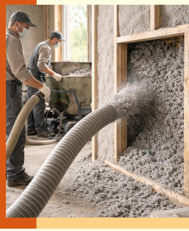 Утепление коттеджа эковатой в Арзамасе с гарантией качества