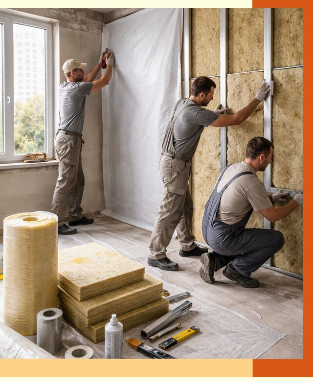 Утепление квартиры в Арзамасе от 4887 руб/м2 — утеплить квартиру изнутри и снаружи | ТепломастерРзм