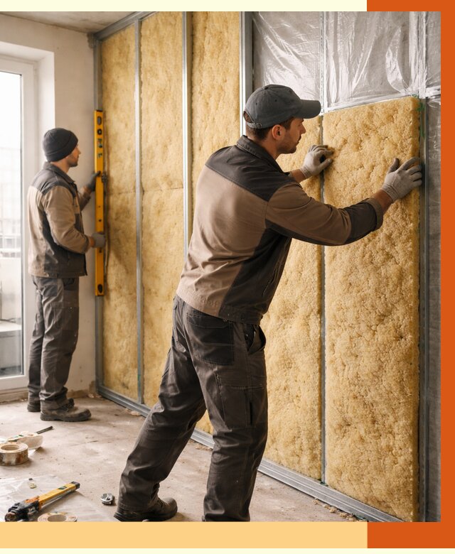 Утепление квартиры изнутри в Арзамасе от 4725 руб. за м2 | Проф. работы ТепломастерРзм