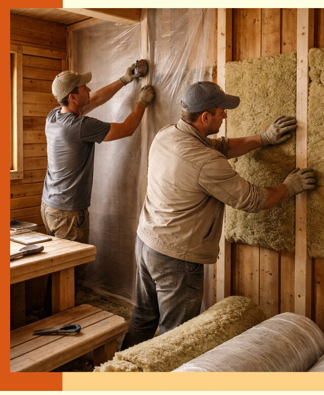 Утепление бани изнутри в Арзамасе качественно и недорого