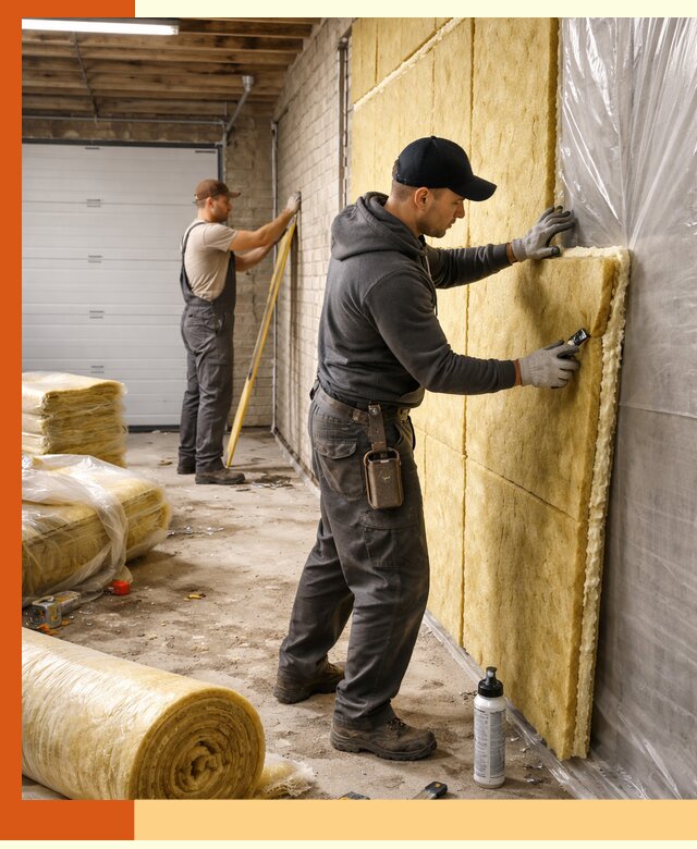 Утепление гаража под ключ в Арзамасе — все виды теплоизоляции