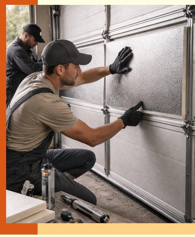 Утепление гаражных ворот в Арзамасе качественно и надежно