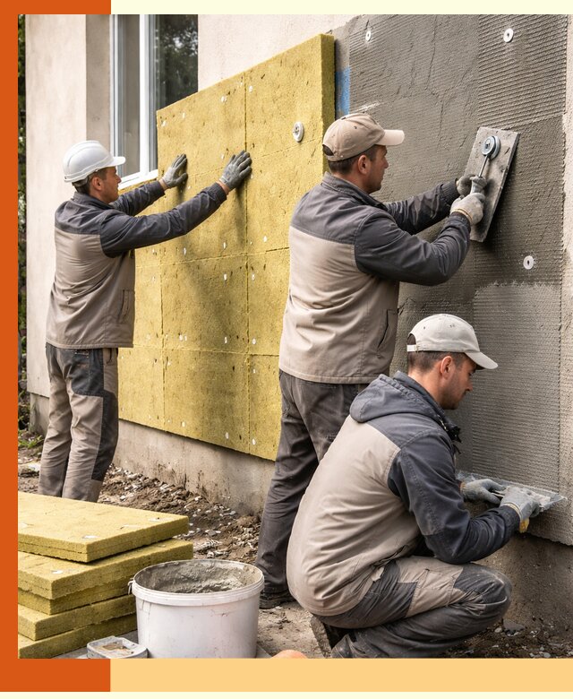 Утепление фасада под штукатурку в Арзамасе — энергоэффективная технология