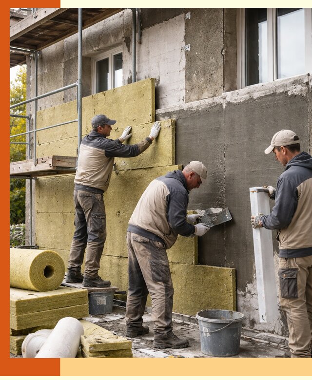 Утепление фасада зданий и домов в Арзамасе