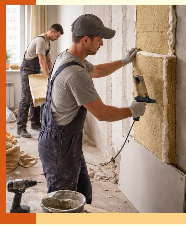 Утепление стен изнутри в Арзамасе — качественно и эффективно