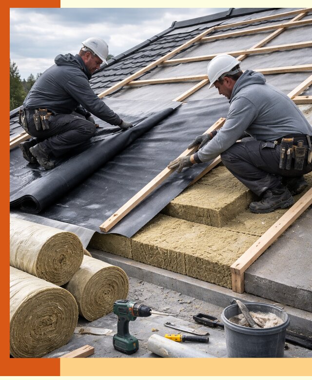 Утепление крыши снаружи в Арзамасе: профессиональная теплоизоляция