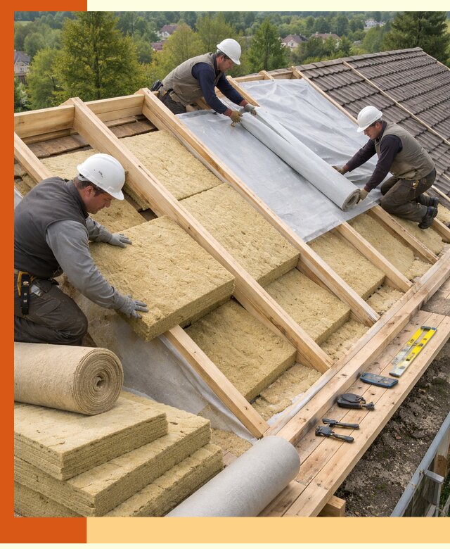 Утепление скатной крыши в Арзамасе качественно и надёжно