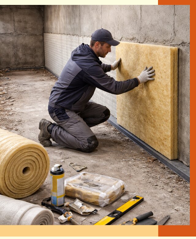 Утепление фундамента изнутри в Арзамасе от 4562 руб./м2 — работы под ключ | ТепломастерРзм