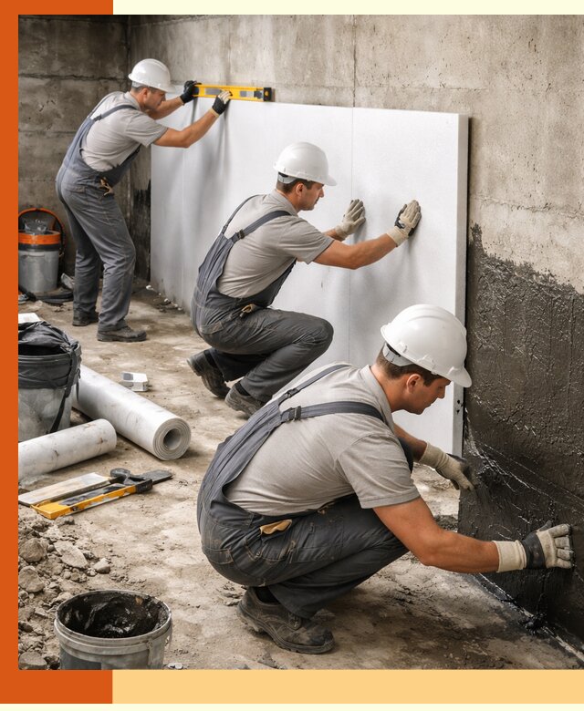 Утепление фундамента изнутри профессионально в Арзамасе