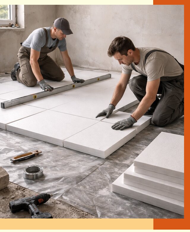 Утепление бетонного пола в Арзамасе от 2715 руб/м2 — монтаж и цена | ТепломастерРзм