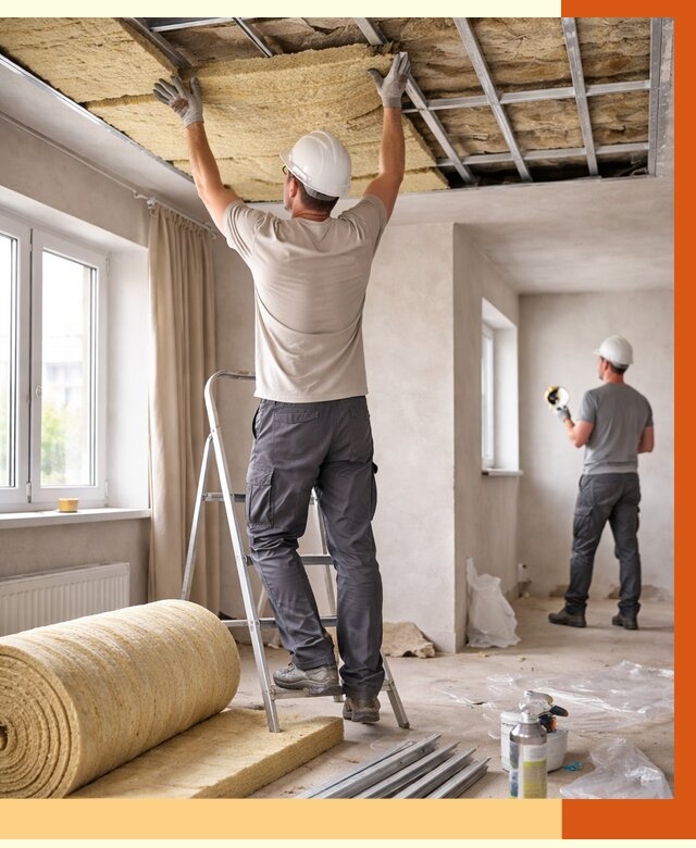 Утепление потолка в частном доме в Арзамасе от 1032 руб./м² — работы под ключ | ТепломастерРзм