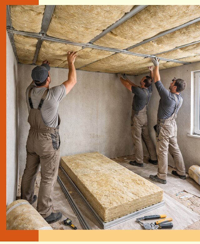 Утепление потолка в Арзамасе — тепло и без сквозняков