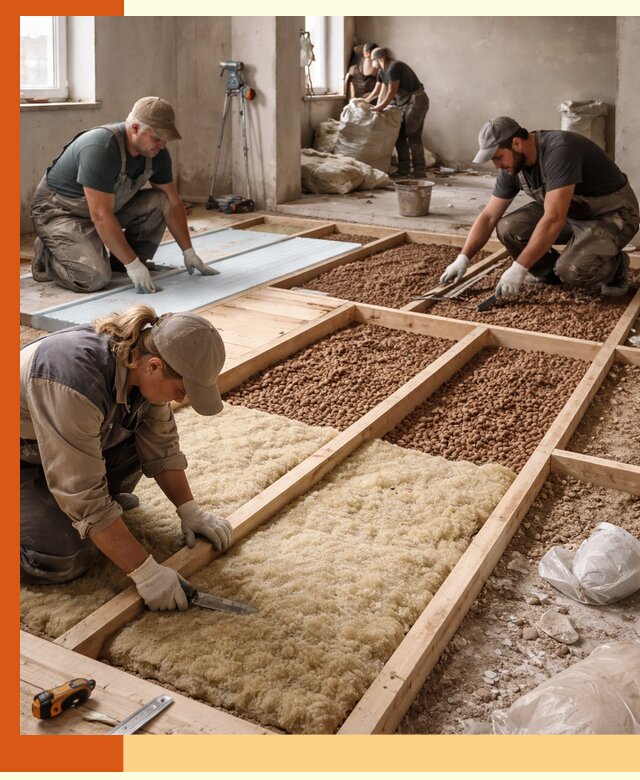 Утепление перекрытий жилых и промышленных зданий в Арзамасе