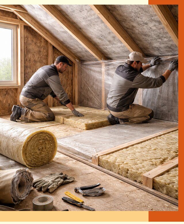 Утепление чердака в Арзамасе от 8146 руб/м² — теплоизоляция и комплексное утепление под ключ | ТепломастерРзм