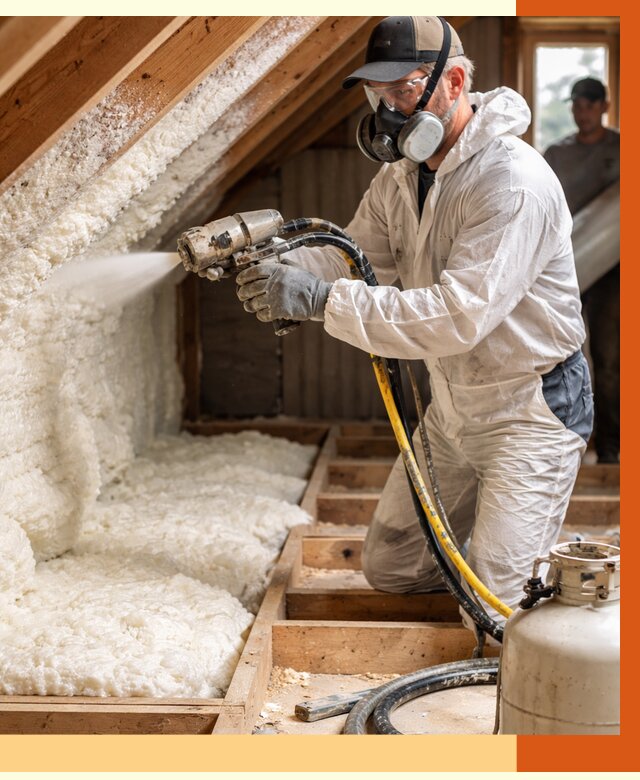 Утепление чердака ППУ в Арзамасе от 9362 руб./м2 — услуга под ключ | ТепломастерРзм