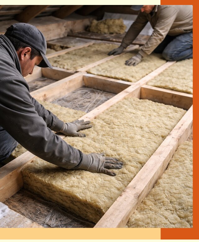 Утепление чердака минватой в Арзамасе от 3801 руб/м2 под ключ | ТепломастерРзм