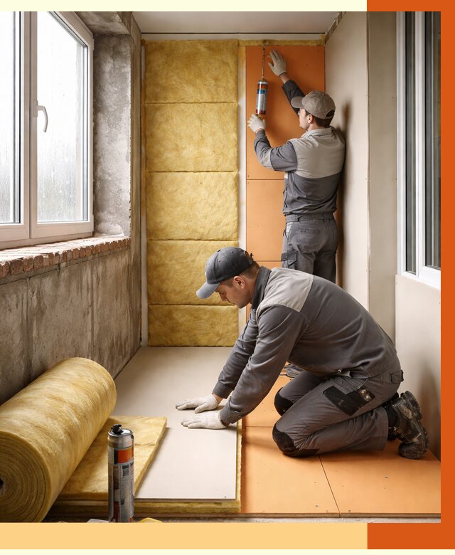 Утепление лоджии под ключ в Арзамасе от 7060 руб/м2 — комплексное решение | ТепломастерРзм