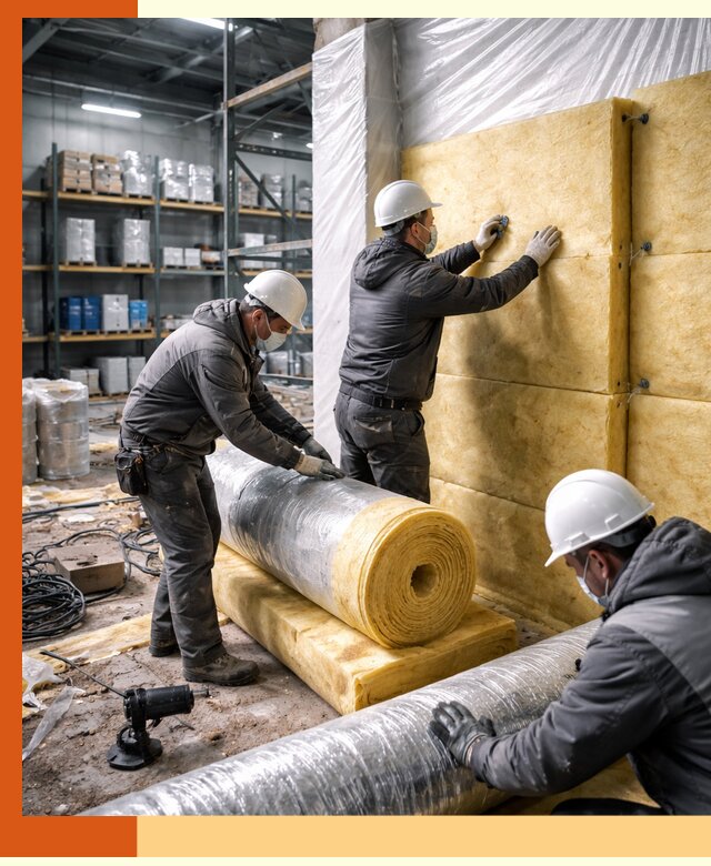 Утепление склада химсырья в Арзамасе: безопасная и эффективная изоляция