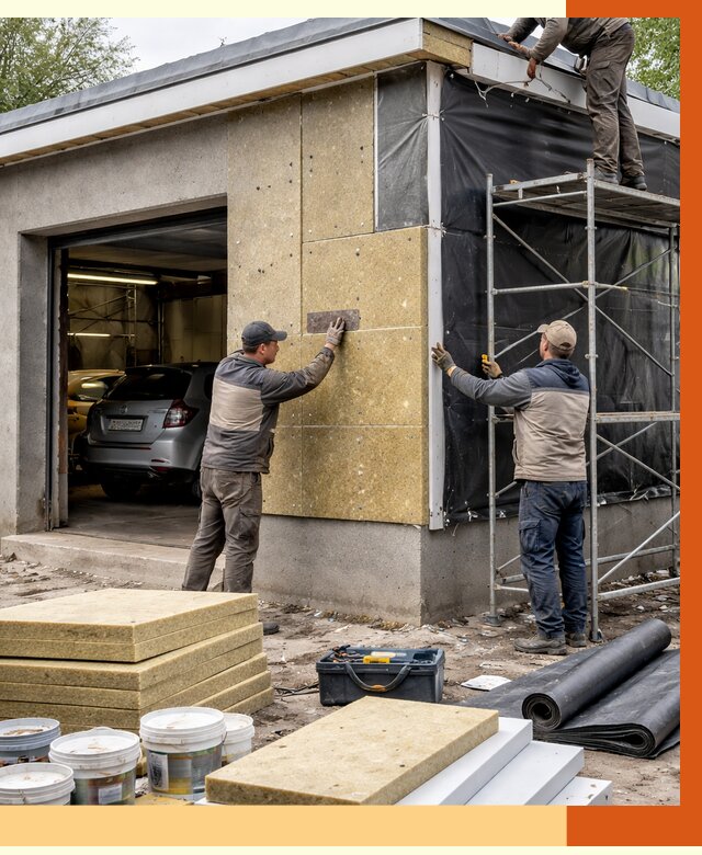 Утепление автосервиса в Арзамасе ппу, пеноизоляция, от 15748 руб/м2 — ТепломастерРзм