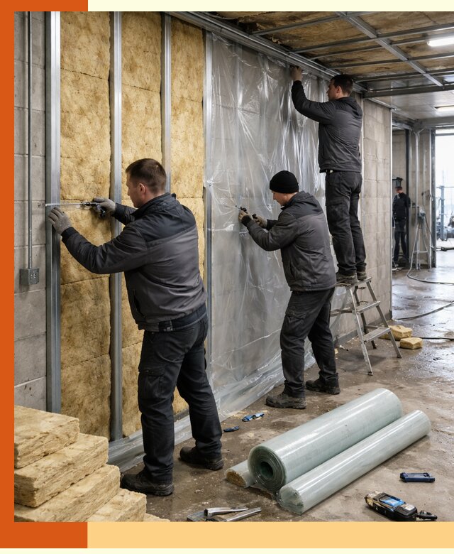 Профессиональное утепление автомойки в Арзамасе для любого типа помещений