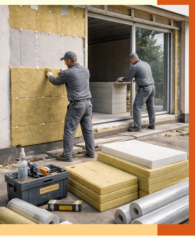 Утепление торгового павильона в Арзамасе от 15748 руб./м² под ключ | ТепломастерРзм