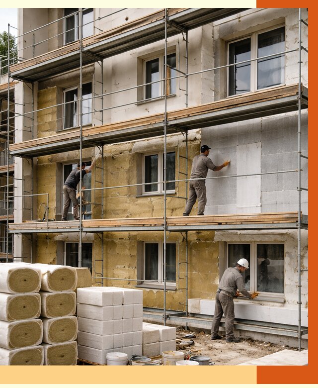 Утепление гостиницы в Арзамасе от 7820 руб./м2 — комплексно, ППУ, под ключ | ТепломастерРзм