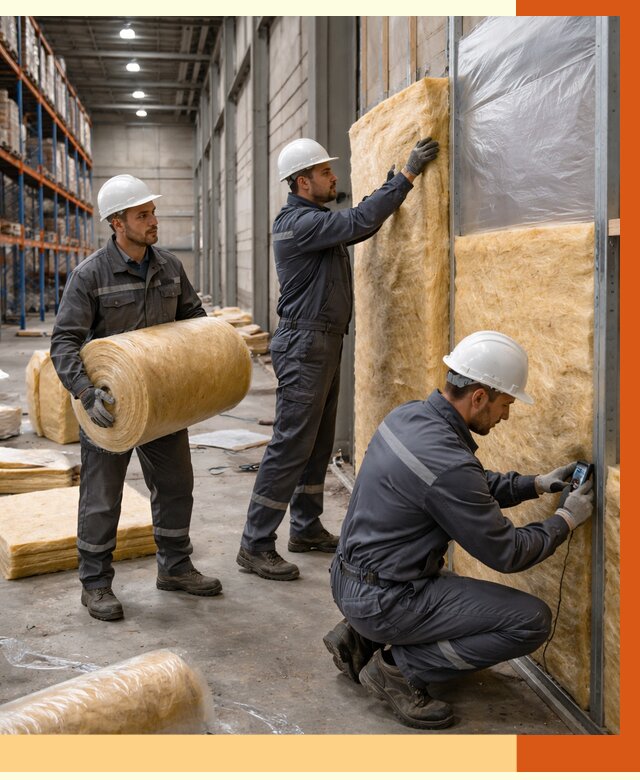 Утепление логистического центра в Арзамасе от 4887 руб/м² под ключ | ТепломастерРзм