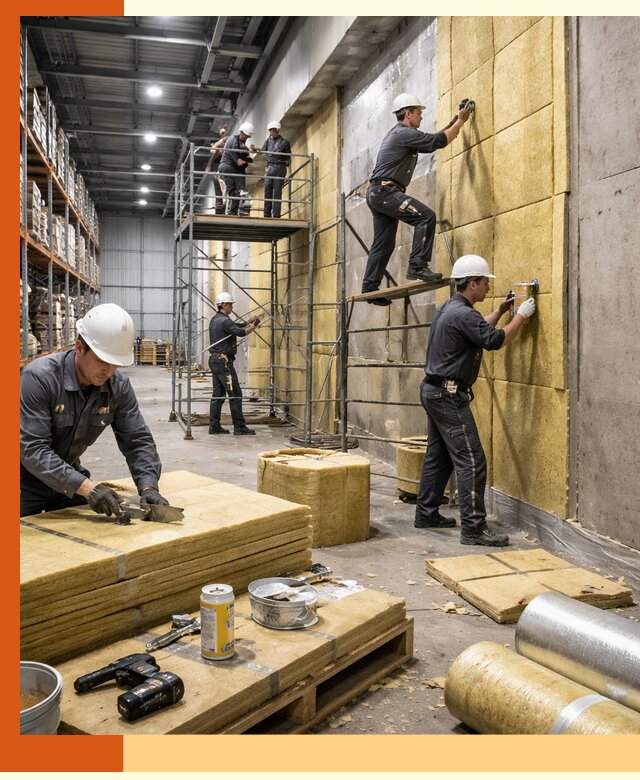 Утепление логистического центра в Арзамасе качественно и экономично