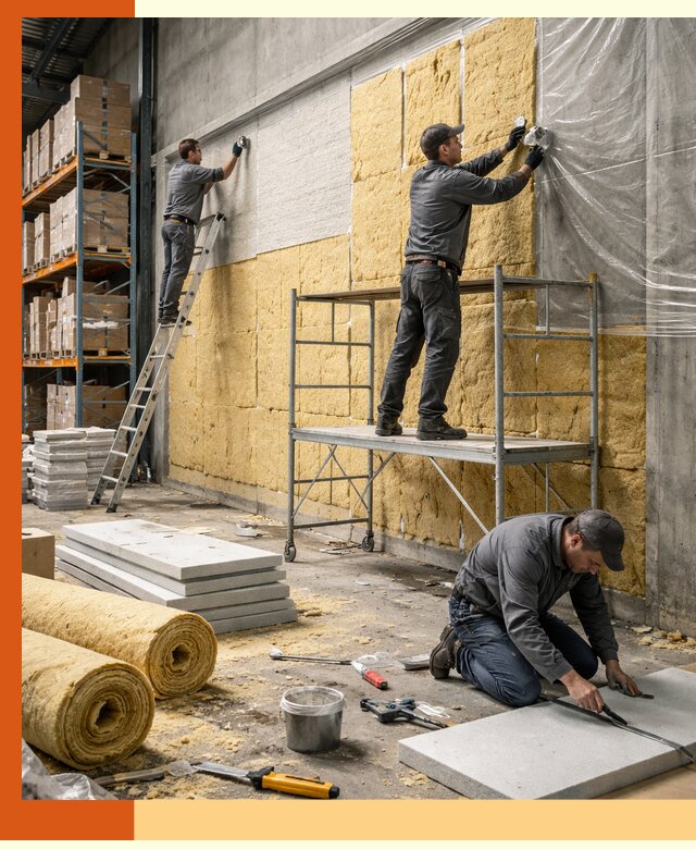 Утепление холодного склада под ключ в Арзамасе