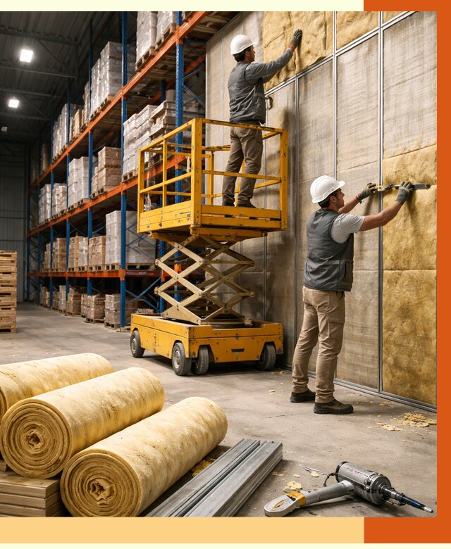 Утепление торгового склада в Арзамасе от 3476 руб/м2 — комплексно и под ключ | ТепломастерРзм