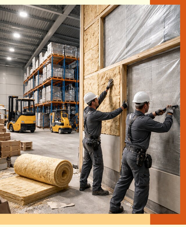 Утепление склада с техникой в Арзамасе от 4562 руб./м2 — комплексно под ключ | ТепломастерРзм