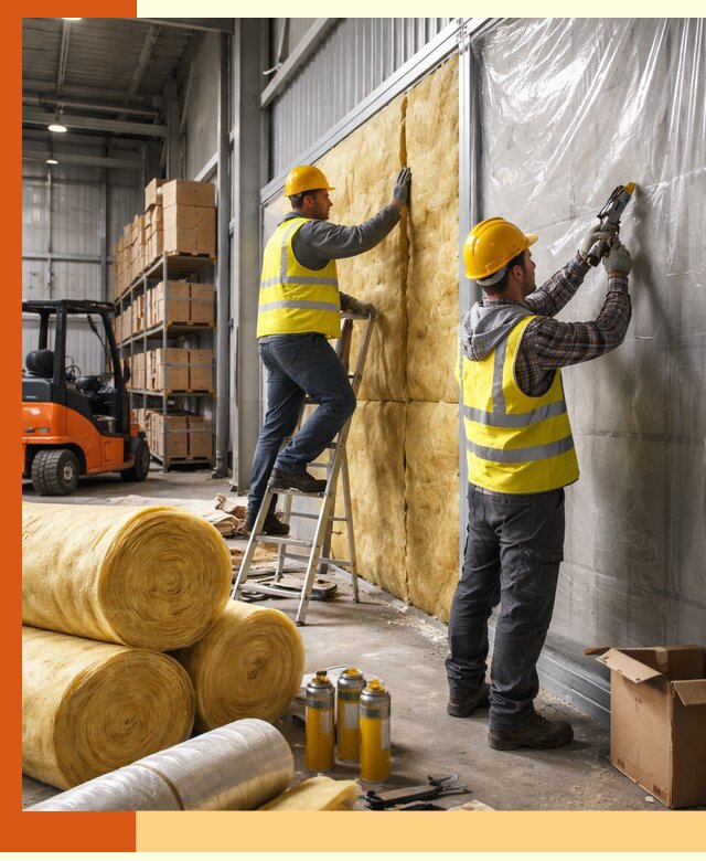 Утепление склада с техникой в Арзамасе под ключ