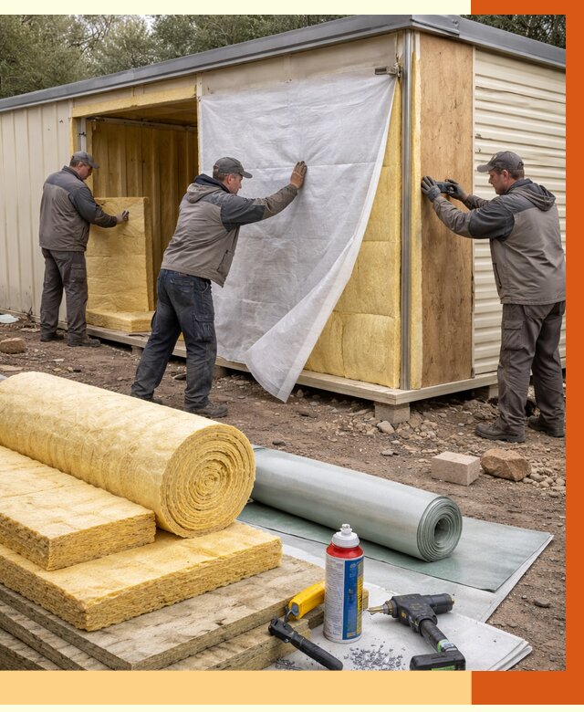 Утепление строительной бытовки в Арзамасе от 13576 руб. под ключ | ТепломастерРзм