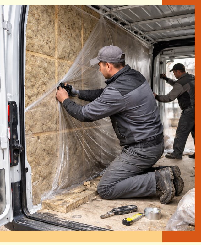 Утепление фургона в Арзамасе от 17921 руб/м2 — утепление фургона ППУ и кузова | ТепломастерРзм