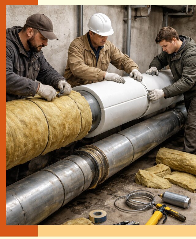Утепление трубопровода в Арзамасе с гарантией энергоэффективности