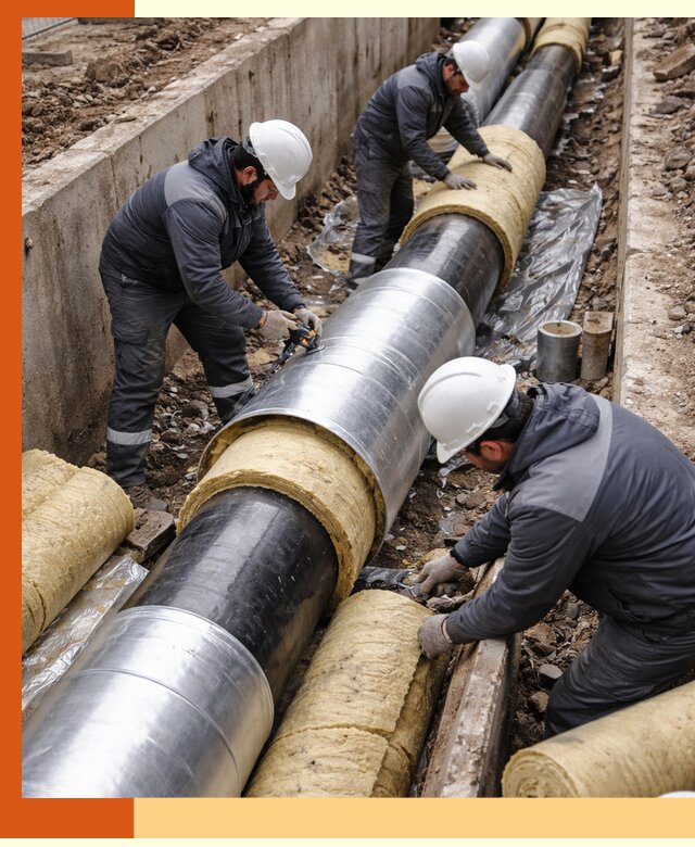 Утепление теплотрассы в Арзамасе: утеплительные работы и материалы