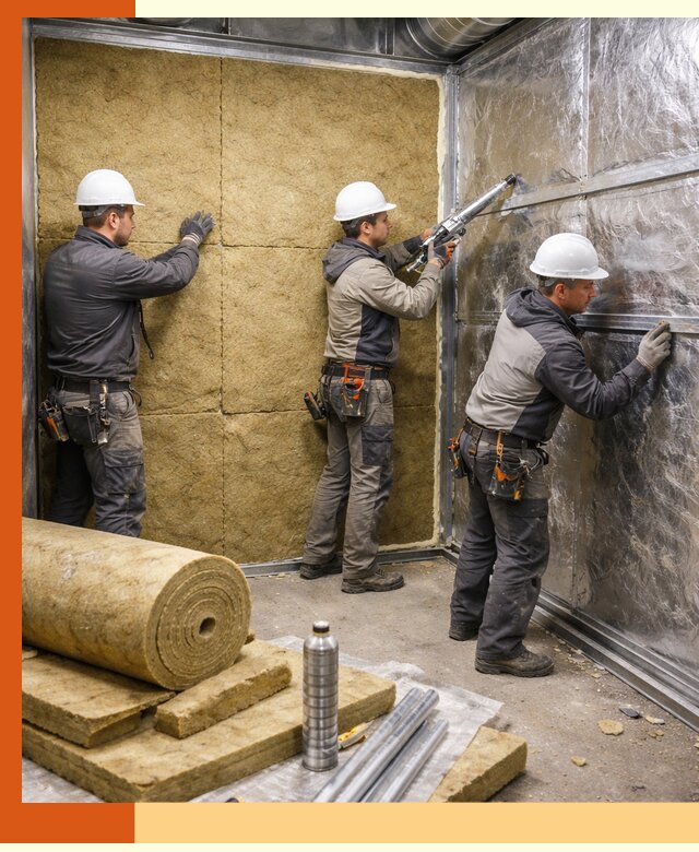 Утепление венткамеры в Арзамасе — качественная теплоизоляция и шумопоглощение