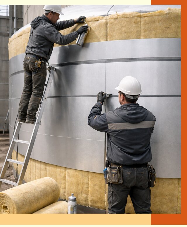 Утепление цистерны в Арзамасе пенополиуретаном от 15748 руб. под ключ | ТепломастерРзм