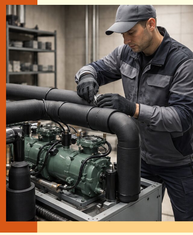 Утепление холодильного агрегата и теплоизоляция в Арзамасе