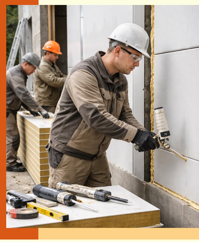Утепление сэндвич-панелей пенополиуретаном в Арзамасе