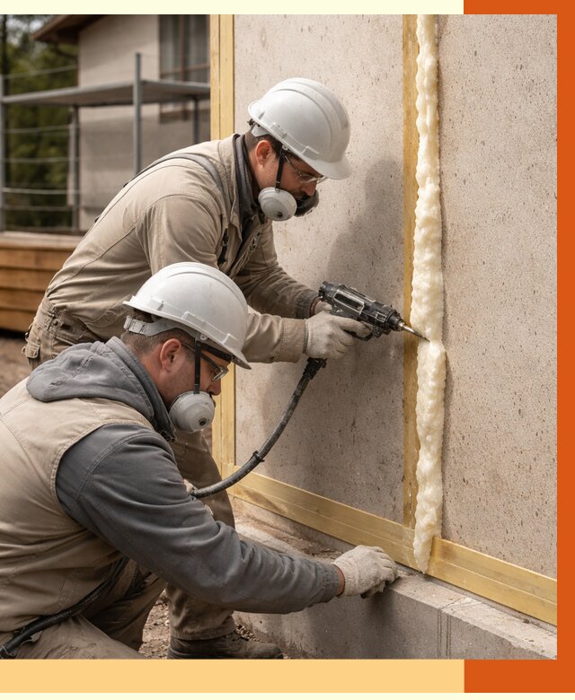 Утепление сип панелей ППУ в Арзамасе от 5213 руб. под ключ | ТепломастерРзм