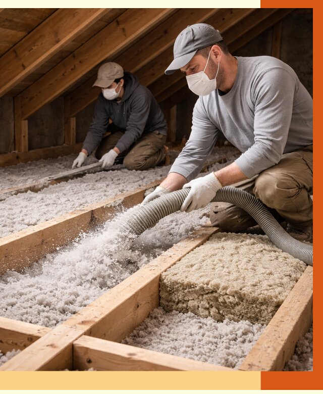 Заполнение полостей чердачного перекрытия в Арзамасе от 4887 руб. | ТепломастерРзм