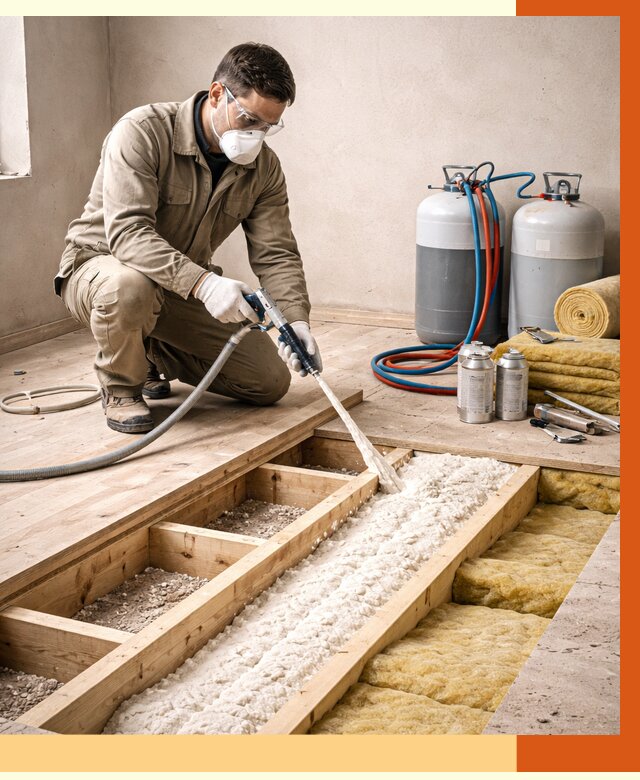 Заполнение полостей межэтажного перекрытия в Арзамасе от 4562 руб. | ТепломастерРзм